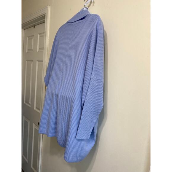 Bat Wing Sleeve Turtleneck Tunic Sweater - Picture 10 of 12